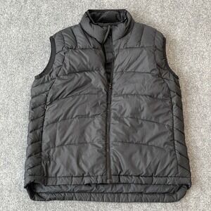 Cabelas Jacket Men Small Black Goose Down 650 Puffer Vest Outdoor